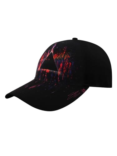 Casquette de Baseball Pink Floyd DSOTM Rose Splatter Rock Off