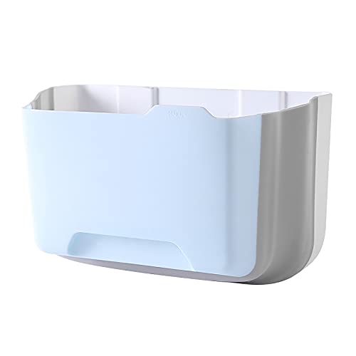 Mini poubelle de cuisine contre l'encombrement au sol à suspendre dans la salle de bain