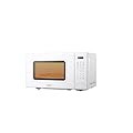COMFEE CMO-C20M1WH Retro Microwave with 11 power levels, Fast Multi-stage Cooking, Turntable Reset Function Kitchen Timer, Speedy Cooking? Weight/Time Defrost, Memory function, Children Lock, 700W