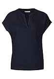 blusenshirt damen rot Unifarbe Street One Damen Blusenshirt in Unifarbe