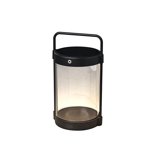 Konstsmide Solar-LED Laterne Crotone noir créez une ambiance cosy sur votre terrasse
