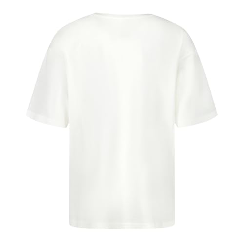 Image of Roxy Girls' Short Sleeve Oversized Fit Logo Tee, Crew Neck Graphic T-Shirt, Soft & Comfortable