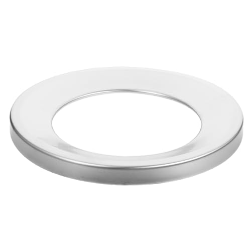 MUCKLILY Stainless Steel Trash Can Lid Concealed Trash Bin Cover Diameter Easy Installation for Tabletop Countertop Use Design for Everyday Convenience