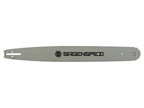Barra guía Sägenspezi de 55 cm, 76 enlaces de transmisión de 1,5 mm, 2 cadenas de semicincel para Oleo Mac 962