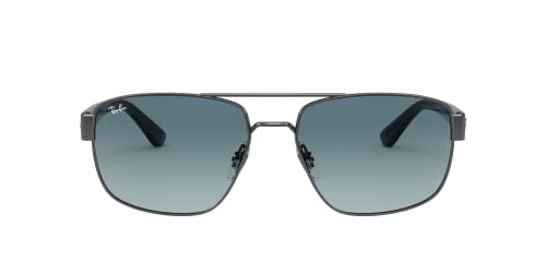 Ray-Ban RB3663 Metal Rectangular Sunglasses3