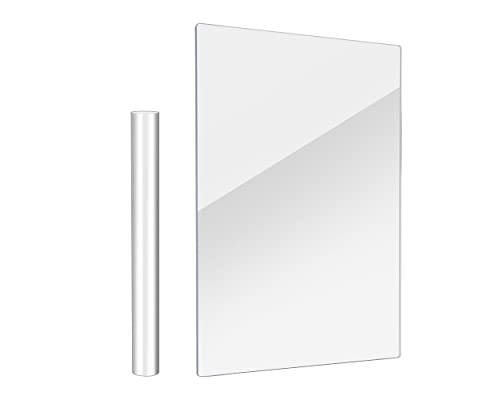SCSpecial Rouleau d'Argile Acrylique et Feuille pour Pâtisserie en Polymère avec Planche Transparente - Outils à Rouler pour Modeler et Façonner