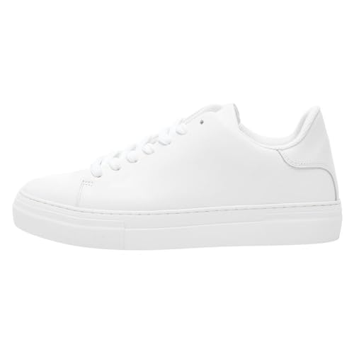 Baskets en cuir Selected Homme Slhdavid chaussures de tennis blanches pour homme