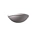 Justice Design Group Lighting CER-2050-BIS Justice Design Group-Ambiance Collection-Rimmed Quarter Sphere Wall Sconce Finish, Bisque (Unfinished Ceramic)