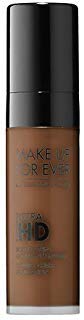 MAKE UP FOR EVER Ultra HD Invisible Cover Foundation deluxe sample in Y505 - Cognac