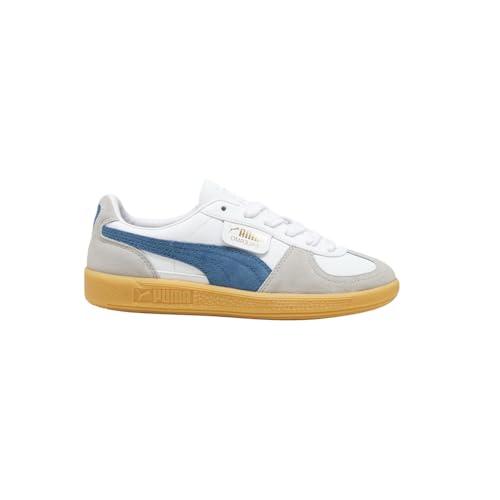 PUMA Kids Boys Palermo Leather Lace Up Sneakers Shoes Casual - White - Size 5.5 M