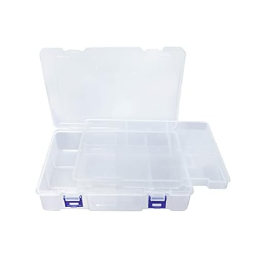 Avlcoaky Tackle Box Fishing Tackle Box Organizer with Movable Tray, Plastic Waterproof Fishing Box Storage