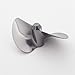 Produktbild JINFOLI 1 STÜCKE FSR-V RC Boot Aluminium Propeller M5 Gewinde CNC 7075 50mm 52mm 49-61mm Prop 5mm Welle RC Rennboot Geschwindigkeit Mono VEE Oval Bootspropeller(56mm)