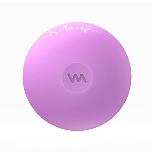 Maxgia 2" Mini Massage Ball, 5 Speeds Vibrating Massage Roller Ball For Palm, Hand, Foot, Leg, Neck, Back, Trigger Point Muslce Therapy Ball For Myofascial Release, Plantar Fasciitis, Purple #TOP4