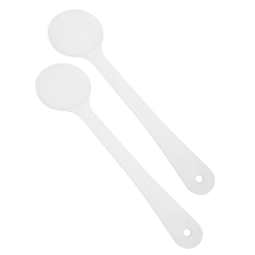 OKUMEYR 2pcs Optometry Eye Mask Tool Blinder Hanging Eye Chart Exam Eye Occluder Eye Chart Exam Vision Test Eye Occluder Eye Chart DRS Use Plastic Accessories Glasses White