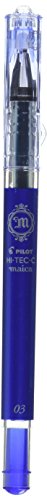 Pilot Hi-Tec-C Maica Gel Ballpoint Pen, Blue Extra Fine (LHM-15C3-L)