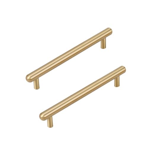 Poignée de porte de cuisine en laiton avec espacement de 160 mm pour tiroir lourd
