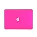 RUBAN Compatible with MacBook Model A1286 (2011 2010 2009 Year Old Version Pro 15 inch with CD-ROM), Plastic Hard Case Shell and Keyboard Cover - Hot Pink