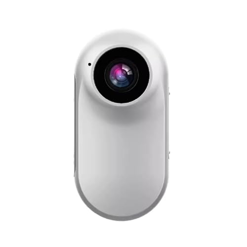 Caméra de mouvement du pouce 2026 - Corps Go Snap - Accessoire fonctionnel - Caméra corporelle pour moto - Activités de plein air (blanc, 6,3 x 3,1 cm)