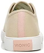 Vionic Oasis Women's Casual Canvas Lace Up Comfort Shoe Semolina - 8 Medium | Image 6