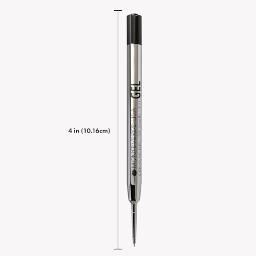 Image of Monteverde Capless Gel Refill (to fit Parker), 0.5 mm Extra Fine Needle Point, Black
