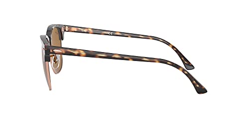 Image of Ray-Ban RB3016F Clubmaster Low Bridge Fit Square Sunglasses for Men for Women