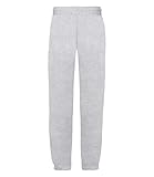 fruit of the loom ss031b pantaloni sportivi, bambino, grigio (heather grey), 5/6 anni ( taglia produttore 116 cm )