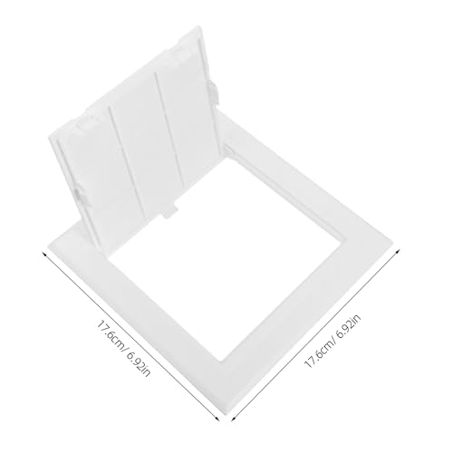 Panel de acceso para plomería que tapa imperfecciones sin usar taladro 3