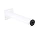 Produktbild Möbelfuss Tischbein Sofafuss Rund ø 30mm Höhe 250mm Schwarz Weiß oder Silber (Weiß)