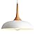 White Pendant Lights Kitchen Island,Modern Pendant Light Fixtures,Farmhouse Adjustable Hanging Pendant Lighting for Foyer Entryway Hallway Bedroom Dining Room Living Room,Faux-Wood,Small 12.6 inch