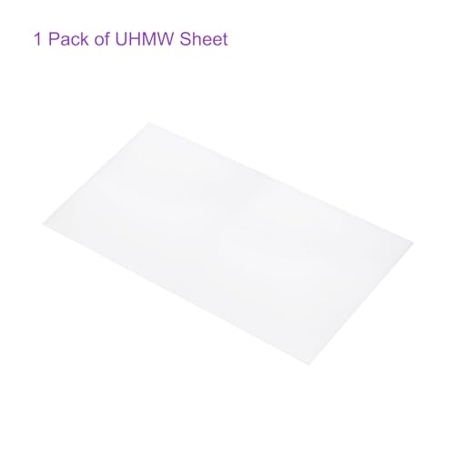 Image of DMiotech 24 x 48 x 1 /4 Inch Plastic UHMW Sheets, Ultra High Molecular Weight Polyethylene, Opaque White Polyethylene Board for Automotive, Chemical, Manufacturing, DIY Home Kitchen