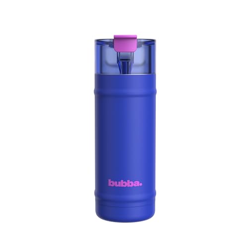 bubba 18 oz Dualsip Insulated Stainless Steel Water Bottle with Straw - Reusable, Leakproof, Lightweight, Dishwasher Safe, Lead-Free and BPA-Free, Ocean Energy