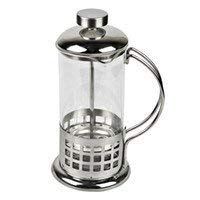 Image of 3D CREATIONS French Press Coffee And Tea maker Cold Brew Foam Maker 4 level filtration Heat Resistance Borosilicate Glass 350 ML.