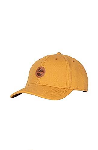 Timberland Mens Baseball Cap with Leather Patch Logo