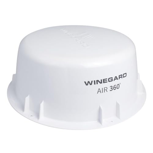 Winegard A3-2000 Air 360 Omnidirectional RV HDTV Antenna, Long Range 360 Degree Reception, White