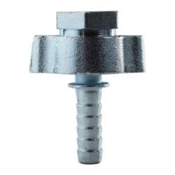 73005 Ground Joint Coupling with Wing Nut and Female Spud, 1 in Hose Barbed x 1 in Female Spud