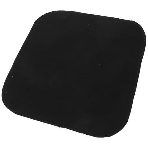 FUNOMOCYA 2pcs Welding Blanket Fur Blanket Fire Mat Fireproof Mat for Welding Polyester Blanket Campfire Blanket Soldering Mat Welding Mat Fire Proof Mat Polyester Fiber Black