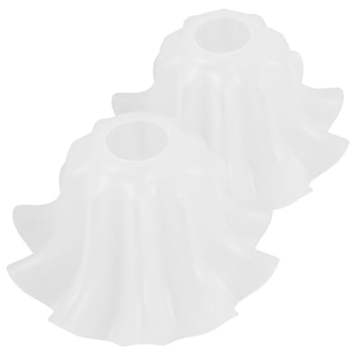 Housoutil Pantalla De Lámpara Acrílica Con Diseño Flor De Lirio De Los Valles Para Reemplazo De Portalámparas E27 Aplique De Pared Lámpara De Mesa Y Luz Colgante 4.5X7.7X4.5 Pulgadas