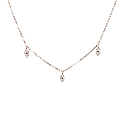 Collier mauvais oeil en argent pour un style élégant et protecteur