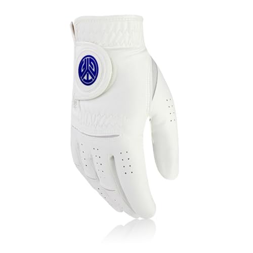 Gant de golf main droite blanc taille 22 pour un swing parfait sur le parcours