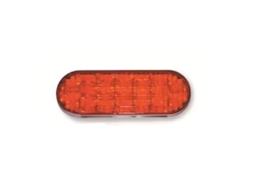 ALT T1903300 Red 6Inch Oval Stop/Turn taillight, 3 pin Terminal 12VDC