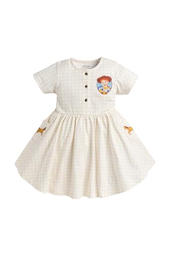 Image of monica + andy Short Sleeve Let's Dance Dress, Organic Cotton Playwear Clothes for Girls, Kids, Toddler & Infant Sizes