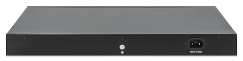 Image of Intellinet 28-Port L2+ Fully Managed PoE+ Switch - with 24 Gigabit Ethernet Ports and 4 SFP+ Uplinks - 370W Power Budget, 30W per Port Max - 3 Yr Mfg Warranty - 561846
