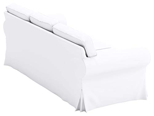 Image of Heavy Cotton Ektorp Sofa Cover Compatible with IKEA 3 Seat Sofa Slipcover