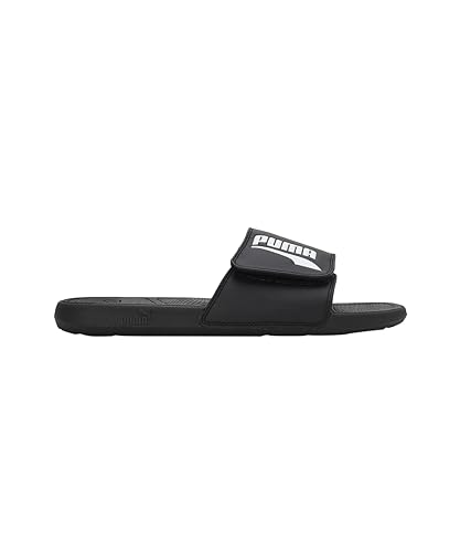 Image of Puma Unisex-Adult Cool Cat 2.0 V FS Black-White Slide - 8 UK (39096101)