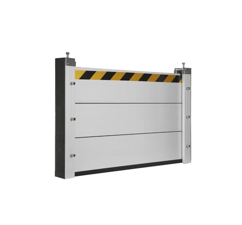 Aluminio Barrera contra inundaciones, Barrera anti inundaciones, Protección contra inundaciones de puertas, Puede utilizarse en garajes, fábricas, metros, entradas y salidas de viviendas (80 * 40cm)