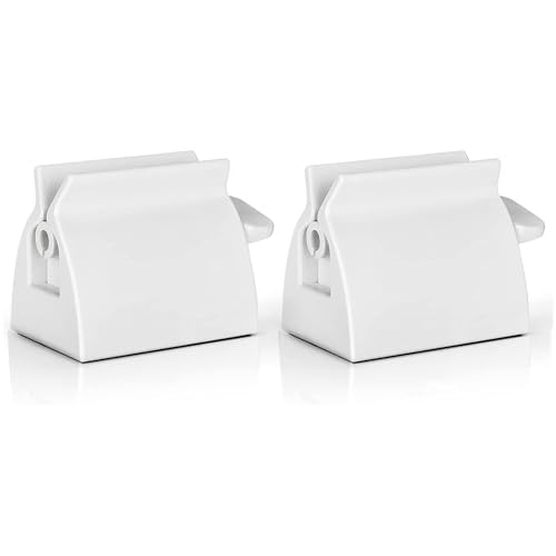 2pcs-Rolling Tube Toothpaste Squeezer Toothpaste Seat Holder Stand for Bathroom Accessories...
