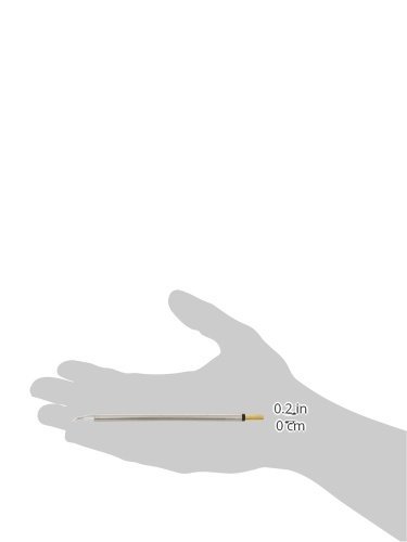 Image of Metcal SCP-CNB04 SxP Series Soldering and Rework Cartridges for High Thermal Demand Applications, Conical Bent, 460 Degree C Maximum Tip Temperature, 0.4mm Tip Size, 15.21mm Tip length