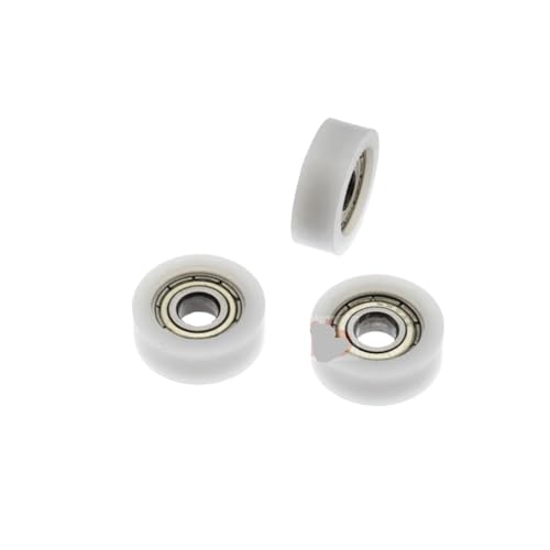 Roulement 695zz plastique blanc 5x17x6mm pour galet de tiroir et rail de guidage
