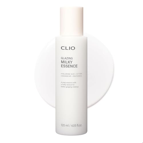 Image of CLIO Glazing Milky Essence, Rice PDRN Toner for Boosting Radiant Glass Skin, Lightweight Hydrating Skin Prep for Makeup, Ceramide Skin Barrier Care for Sensitive Skin, Korean Skincare (4.05 Fl Oz)