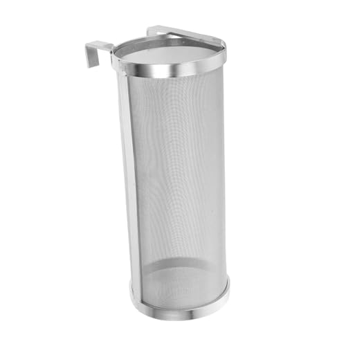 Unomor Stainless Steel Brewing Filter Mesh Cylinder for High Capacity Strainer for Beer and Wine Making Precision Filtration Easy to Clean Reusable
